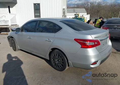 2017 Nissan Sentra S z USA, uszkodzony, nr VIN 3N1AB7AP1HY396141